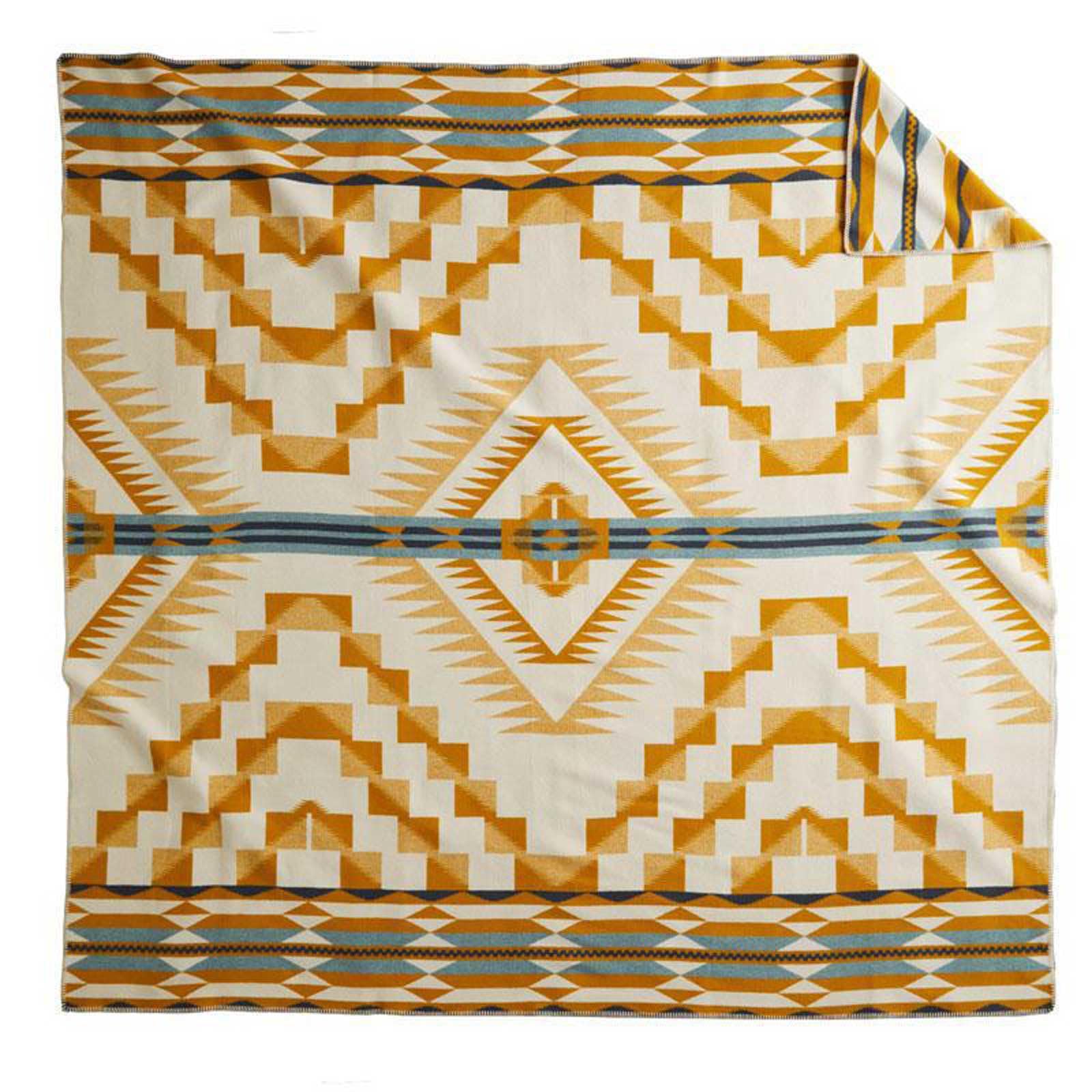 Pendleton Abiquiu Sky Queen Blanket for Outdoor Camping and Travel